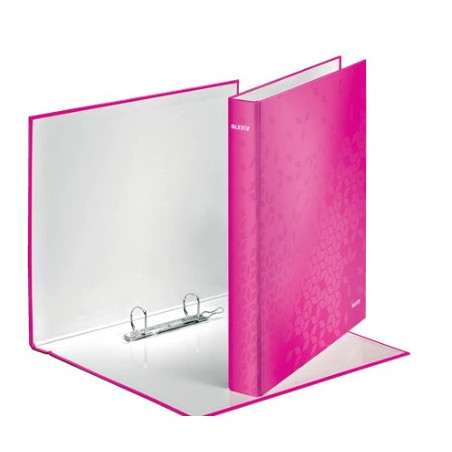 Ringordner Leitz A4+ 2DR-25mm WOW pink