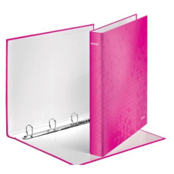 Ringordner Leitz A4+ 4DR-25mm WOW pink