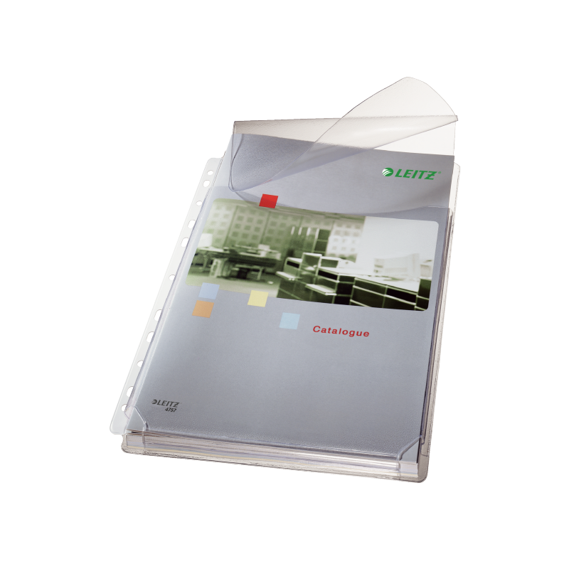 Plastlommer katalog 170my med klap A4 klar Plastlommer katalog 170my med klap A4 klar
