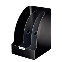 Tidsskriftsamler Leitz Plus Jumbo sort