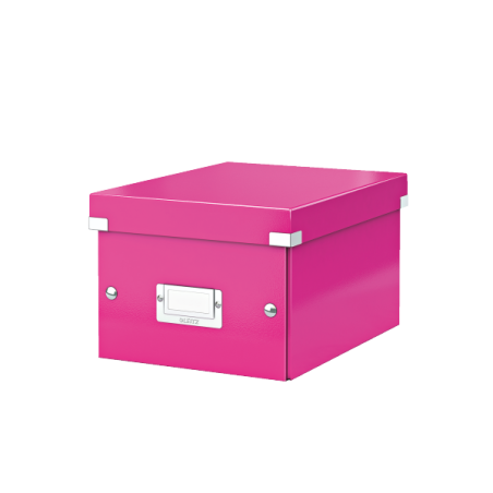 Arkivboks Click & Store lille WOW pink