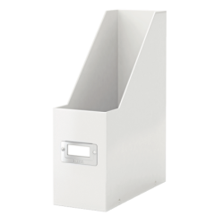 Tidsskriftsamler Click & Store hvid