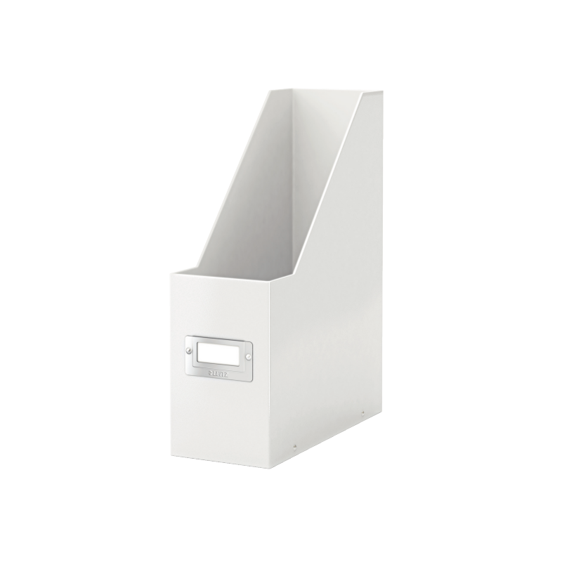 Tidsskriftsamler Click & Store hvid
