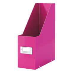 Tidsskriftsamler Click & Store WOW pink