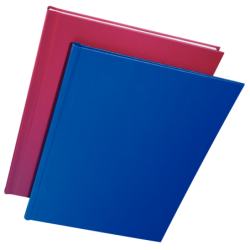 Tekstilomslag 10.5mm blaa 10stk. impressBIND 73920035