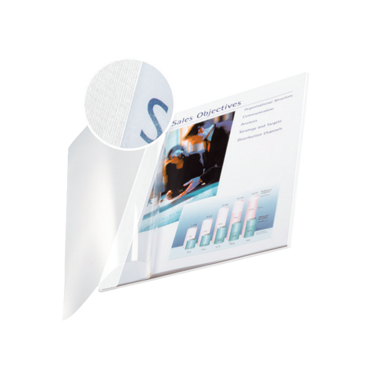Omslag blødt transp. 3.5mm hvid