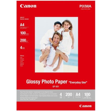 A4 Canon GP-501 Glossy Fotopapir 100ark (200gsm)