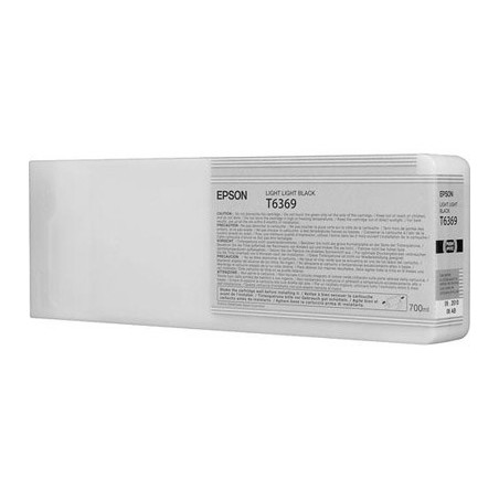 Epson blækpatron C13T636900 lyst lyst sort