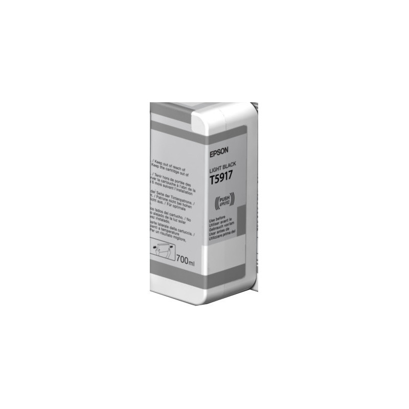Epson blækpatron C13T591700 lyst sort