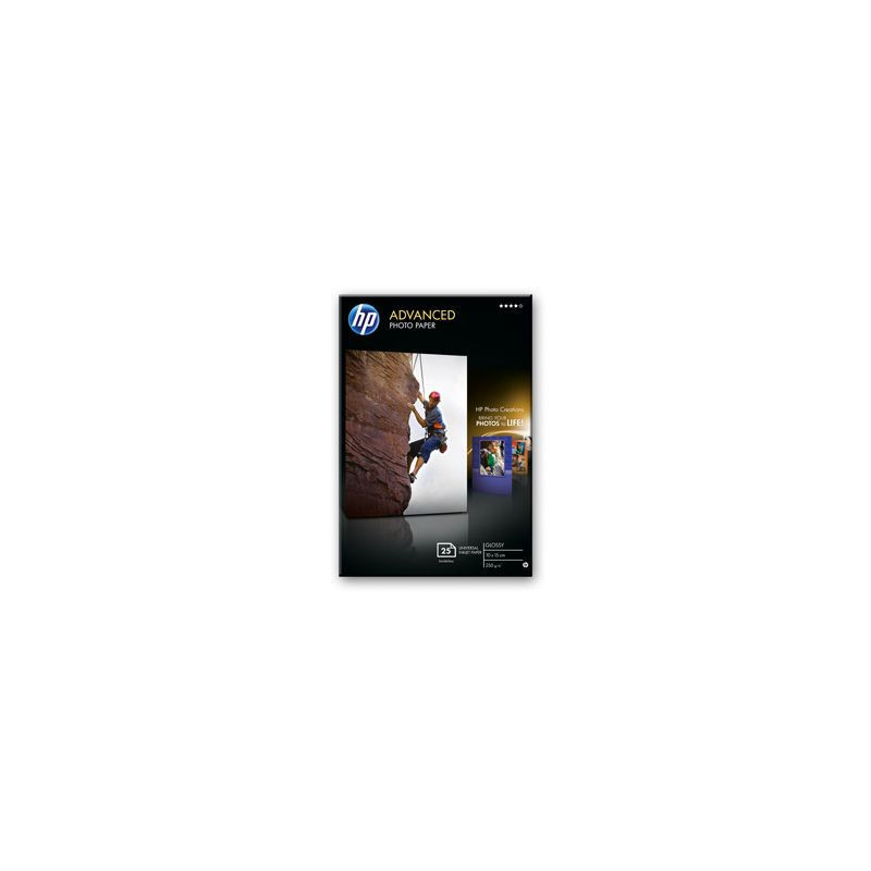 HP 10x15 Advanced Glossy Photo Paper 250 g-m²