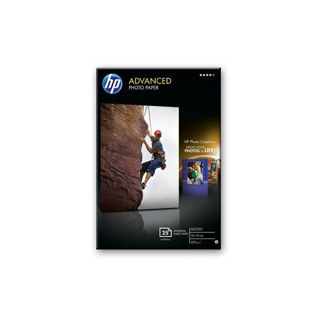HP 10x15 Advanced Glossy Photo Paper 250 g-m²