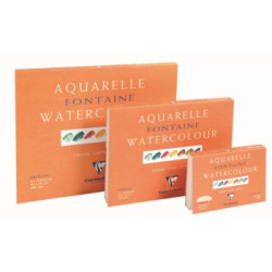 Fontaine 96413 Akvarelblokke 300gr. koldpresset 18X24cm (2stk.)