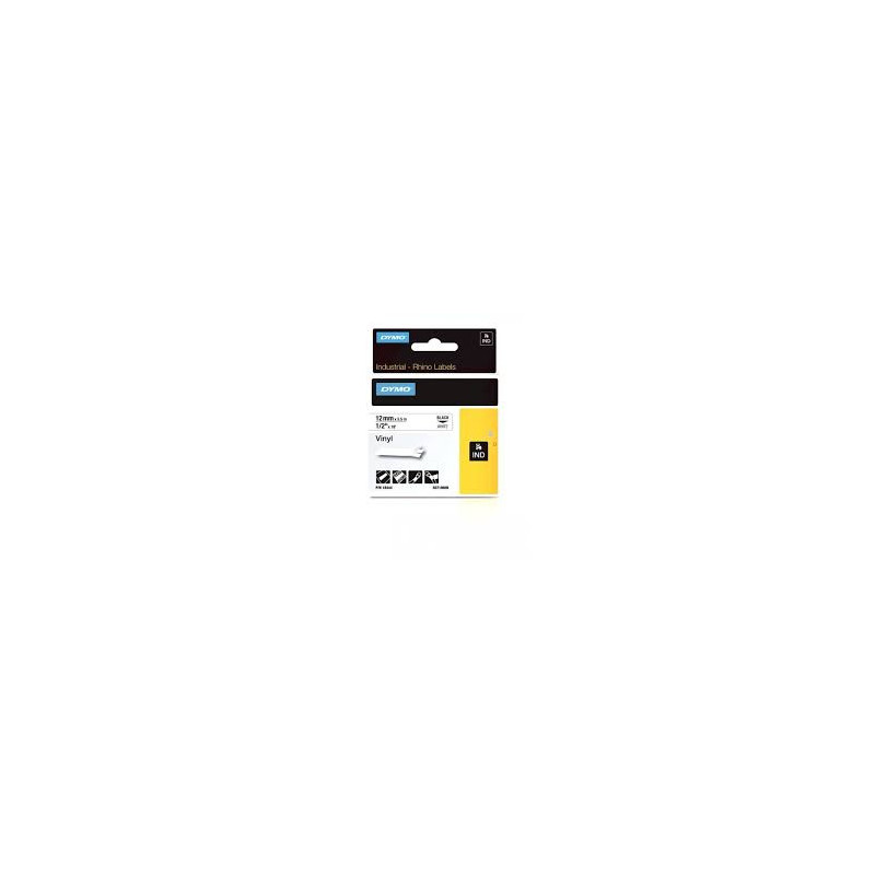 DYMO Rhino 18444 Vinyl tape 12mm x 5