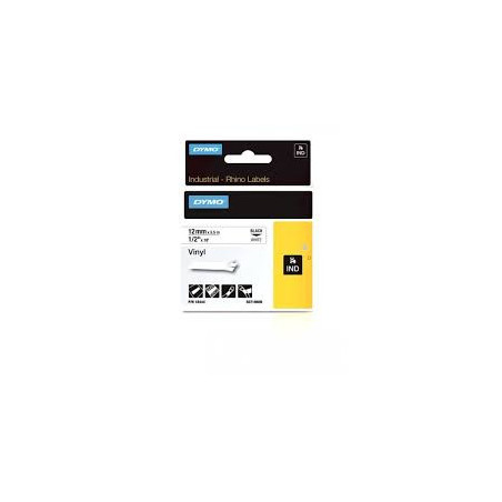 DYMO Rhino 18444 Vinyl tape 12mm x 5