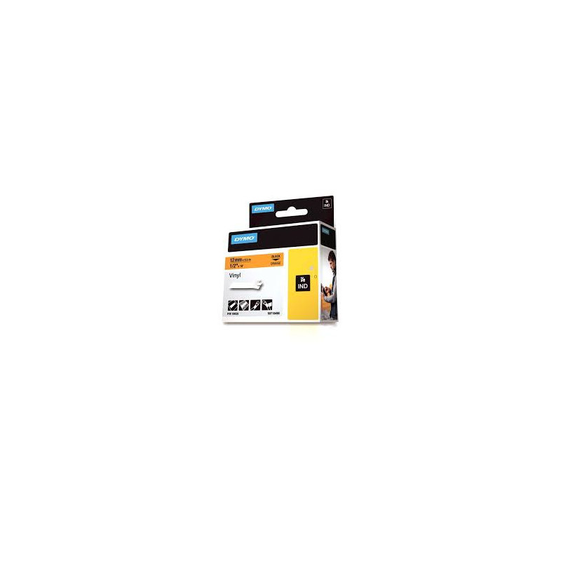 DYMO Rhino 18435 Vinyl tape 12mm x 5