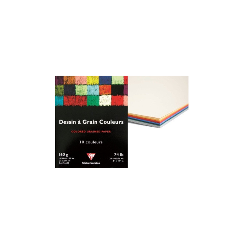 Etival 96635 Farveblok 160gr. I ti farver A4 (5stk.) Etival 96635 Farveblok 160gr. I ti farver A4 (5stk.)