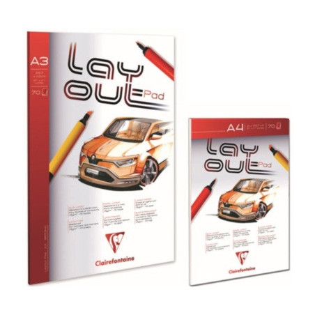Clairefontaine 96534 Layoutblok 75gr. I A3 (5stk.)