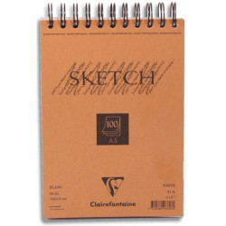 Clairefontaine 96902 Skitseblokke 90gr. I A3 (5stk.)