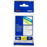 Brother TZe-135  tape lamineret 12mm x 8m hvid på klar-transparent