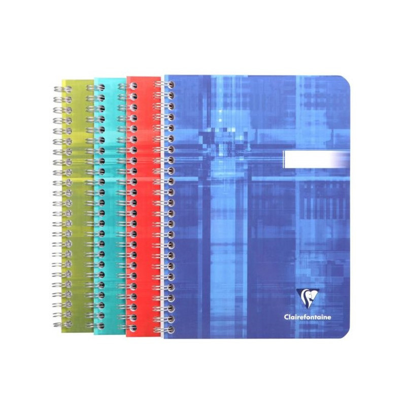 Clairefontaine 8546C Spiralbøger 90gr. Linieret A5 Clairefontaine 8546C Spiralbøger 90gr. Linieret A5