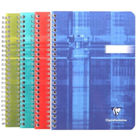 Clairefontaine 8546C Spiralbøger 90gr. Linieret A5