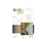 Clairefontaine 95096C Papir fra hele verdenen 120gr. gyldende I A4 (3stk.)