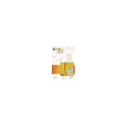 Clairefontaine 95097C Papir fra hele verdenen 120gr. gul I A4 (3stk.)