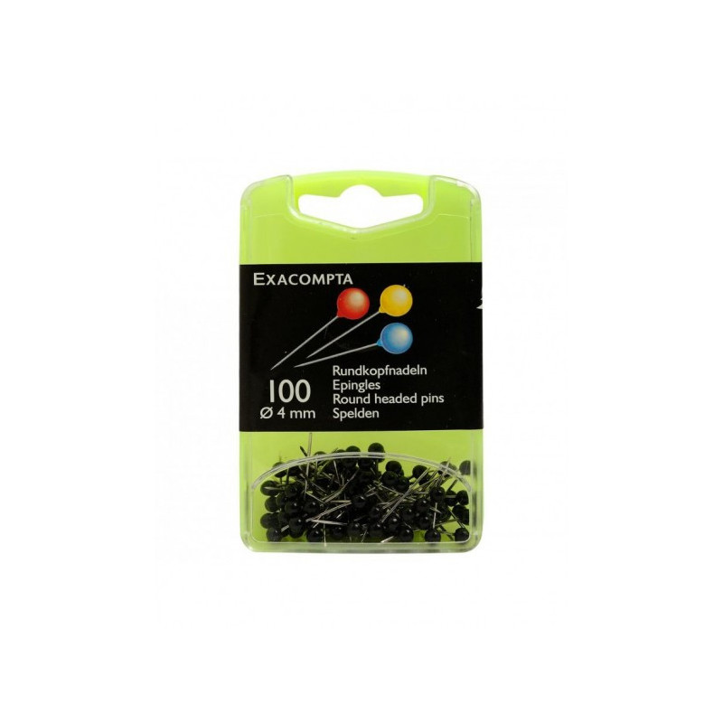 Brause 14301 Kortnåle 4x1mm Sorte