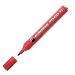 Edding 2000C-2 rød permanent marker