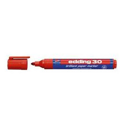 Edding 30-2 rød brilliant papir marker