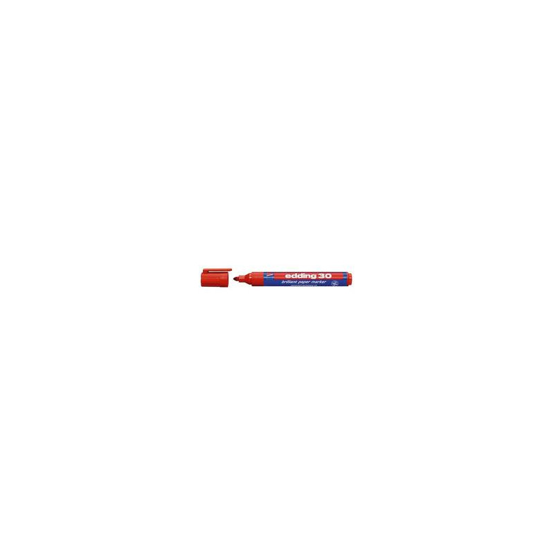 Edding 30-2 rød brilliant papir marker