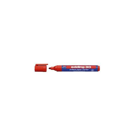 Edding 30-2 rød brilliant papir marker