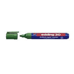 Edding 30-4 grøn brilliant papir marker