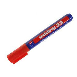 Edding 33-2 rød brilliant papir marker