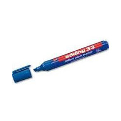 Edding 33-3 blå brilliant papir marker