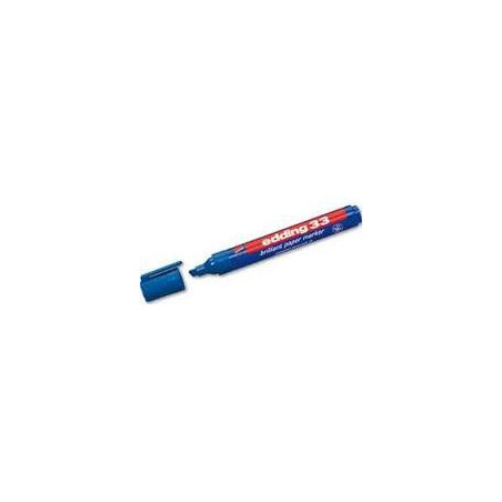 Edding 33-3 blå brilliant papir marker