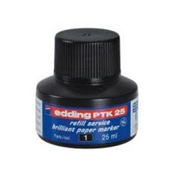 Edding PTK25-1 sort refill blæk til Edding 30 og 33