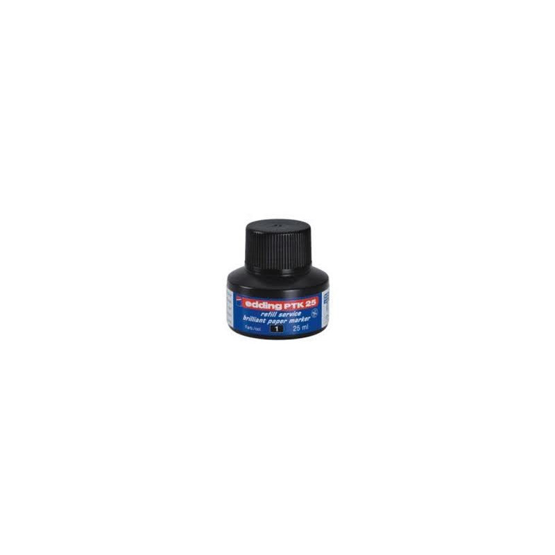 Edding PTK25-1 sort refill blæk til Edding 30 og 33