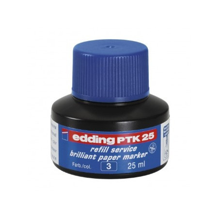 Edding PTK25-3 blå refill blæk til Edding 30 og 33