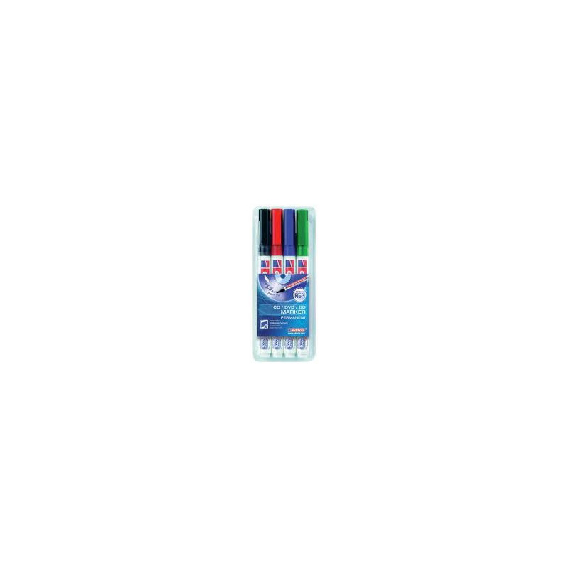 Edding 8400-4 CD-DVD marker 4-etui
