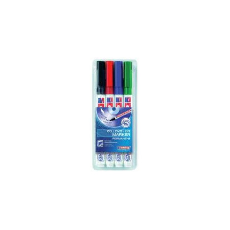 Edding 8400-4 CD-DVD marker 4-etui
