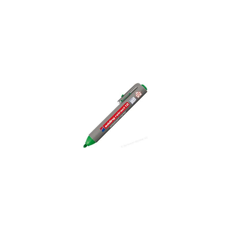 Edding 12-004 grøn Retract board marker