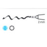 Edding 1255 sort kalligrafi marker 2mm (10stk.)