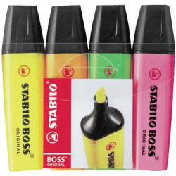 Stabilo Boss Original 140-70-4 etui m. 4 farver (1 stk)