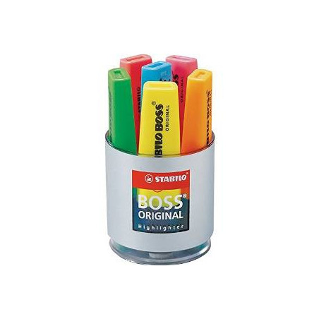 Stabilo Boss Original 140-7006 Skrivebordssæt med 6 farver (1stk.)