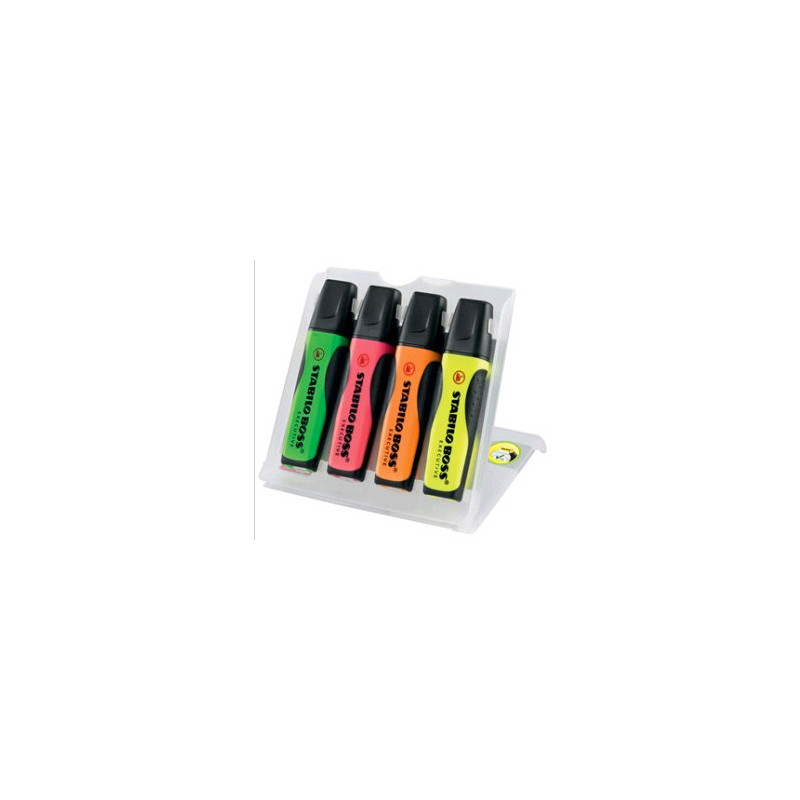 Stabilo Boss Executive 140-73-4 etui m. 4 farver (1 stk)