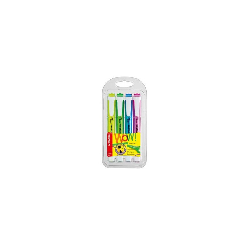 Stabilo swing cool 140-275-4 etui m. 4 farver (1 stk) Stabilo swing cool 140-275-4 etui m. 4 farver (1 stk)