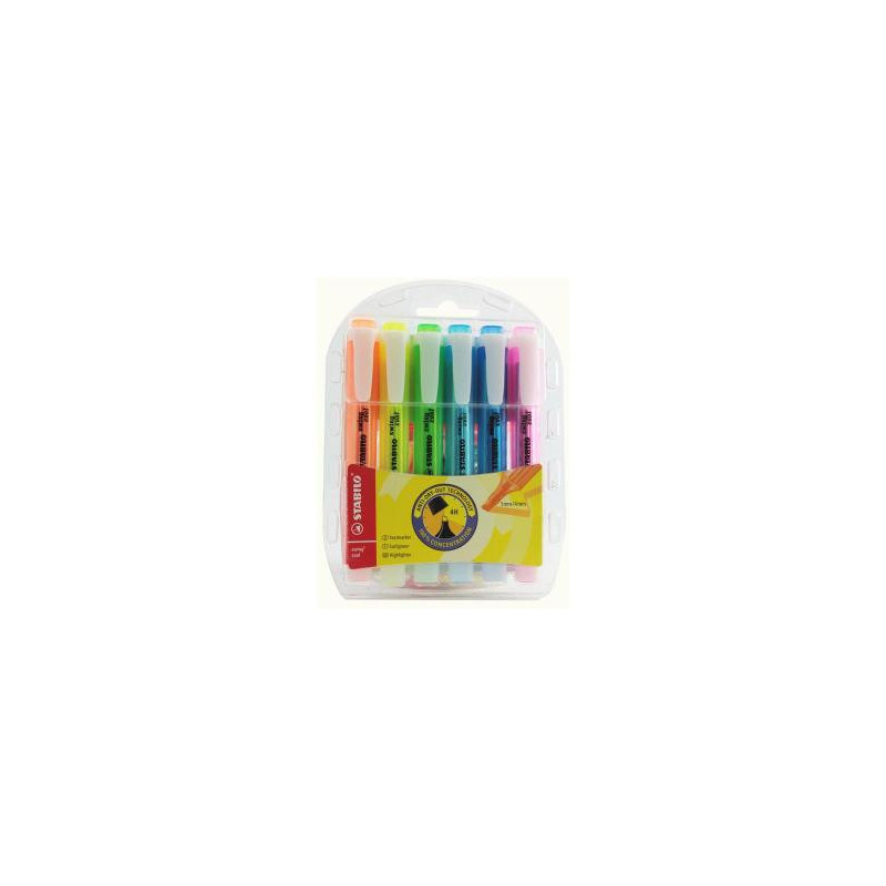 Stabilo swing cool 140-275-6 etui m. 6 farver (1 stk) Stabilo swing cool 140-275-6 etui m. 6 farver (1 stk)