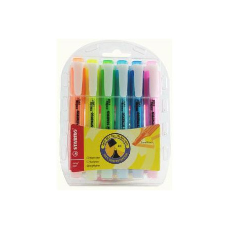 Stabilo swing cool 140-275-6 etui m. 6 farver (1 stk)
