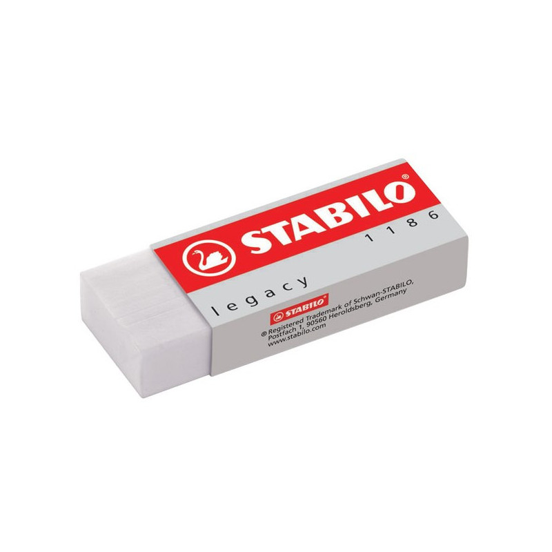 Stabilo 1186 viskelæder - Legacy office eraser 20stk